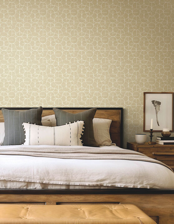 Looking Glass Straw Wallpaper (Set of 2)