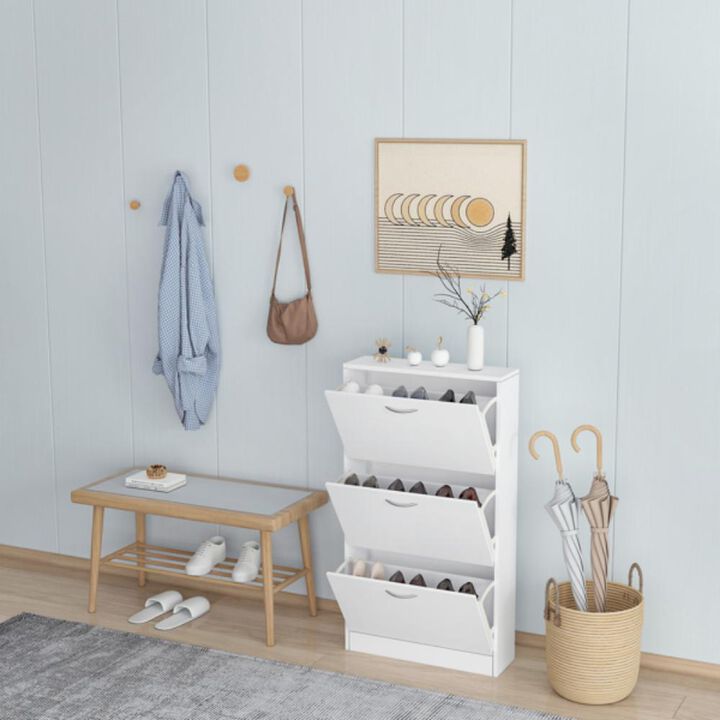 Shoe Cabinet for Entryway &ndash; Sleek and Space-Saving Storage for Shoes and Accessories