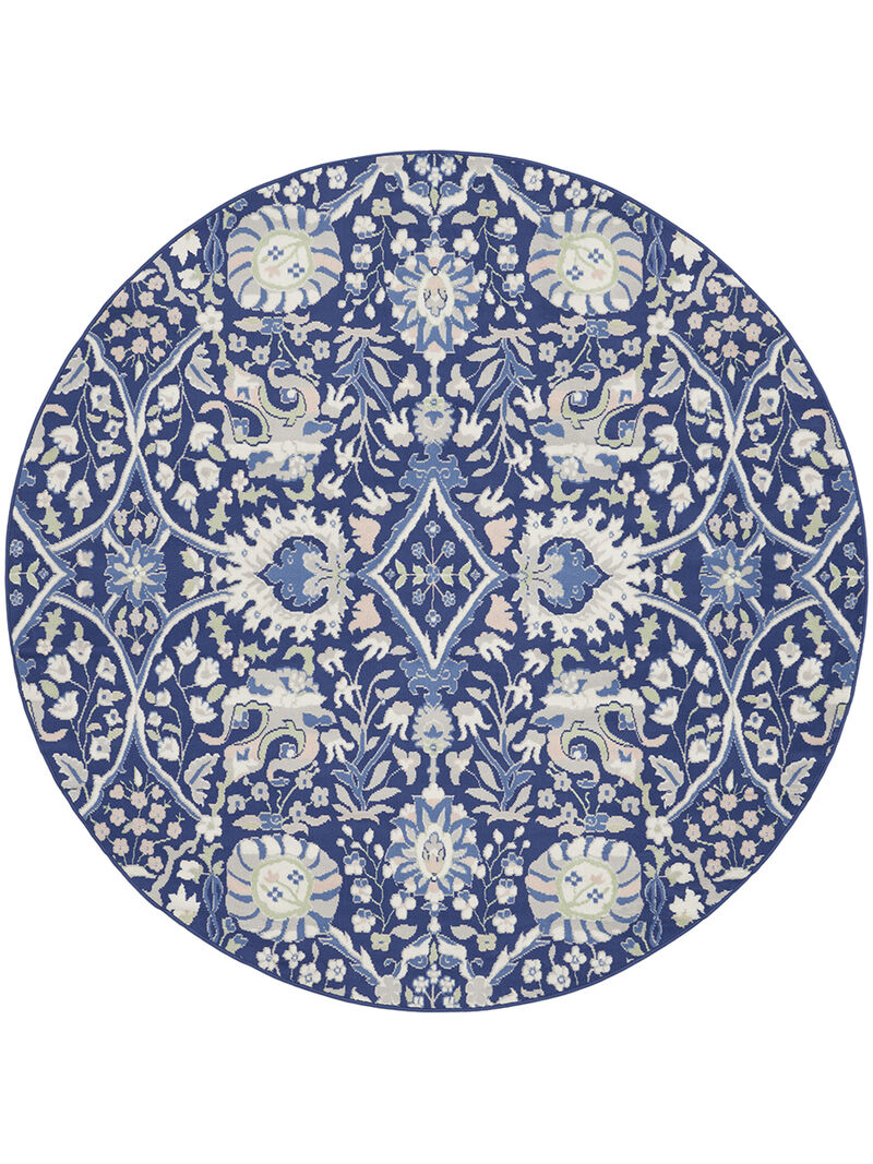 Whimsicle WHS10 Navy/Multicolor 8'4" x 11'6" Rug image number 0