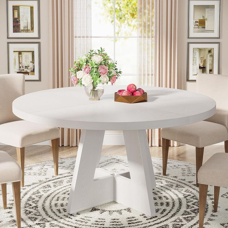 Tribesigns Round Dining Table for 4 image number 2