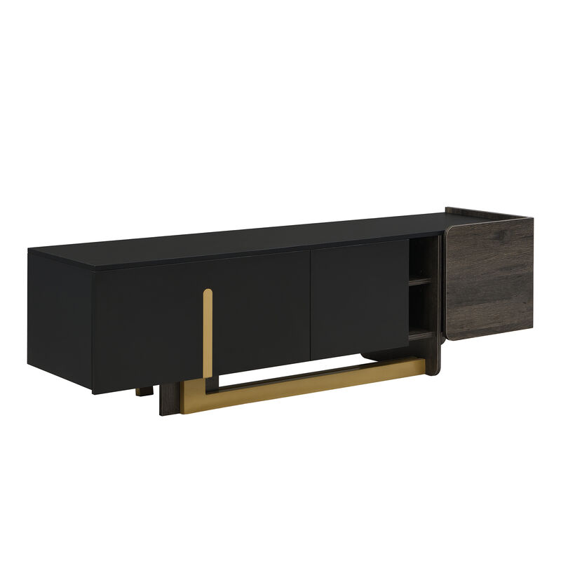 Merax Luxury Modern TV Cabinet with Ample Storage