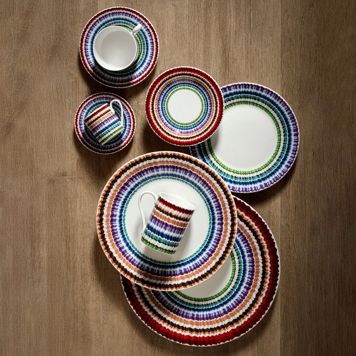 Dessert Plates WAVES Set of 2, diam. 8.46"