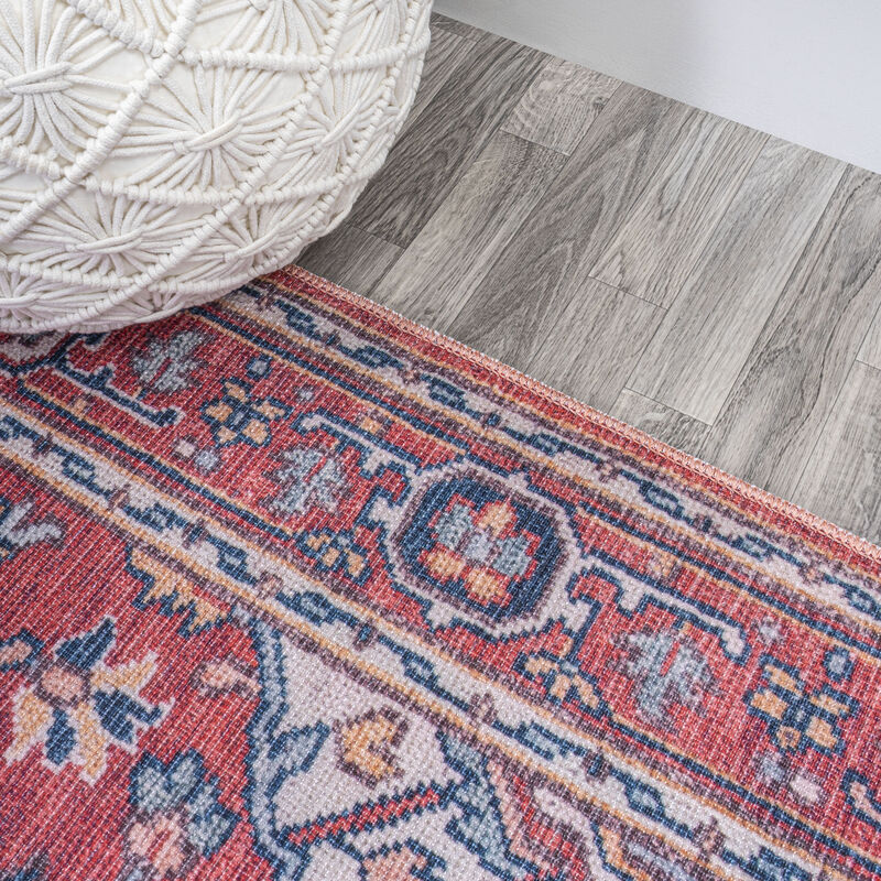 Cirali Ornate Large Medallion Machine-Washable Area Rug