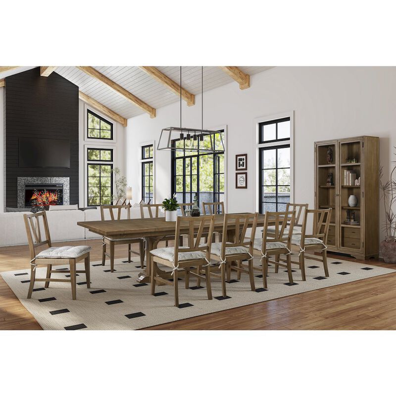 Bernards Magnolia Slat Back Chair - Cashew image number 6