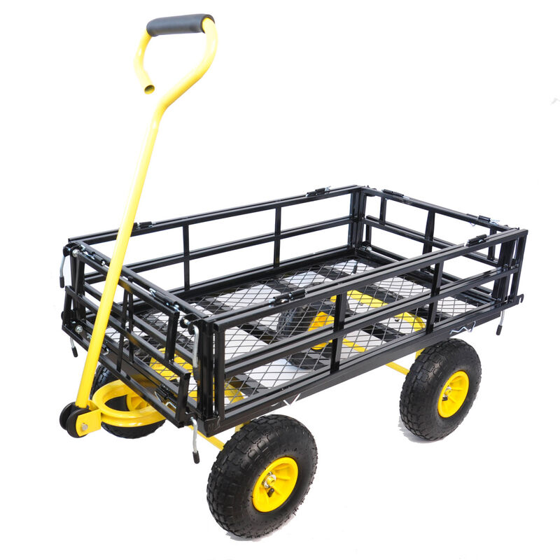 Wagon Cart Garden Cart Trucks Make It Easier To Transport Firewood 0002