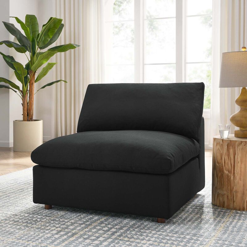 Commix Down Filled Overstuffed Armless Chair image number 1