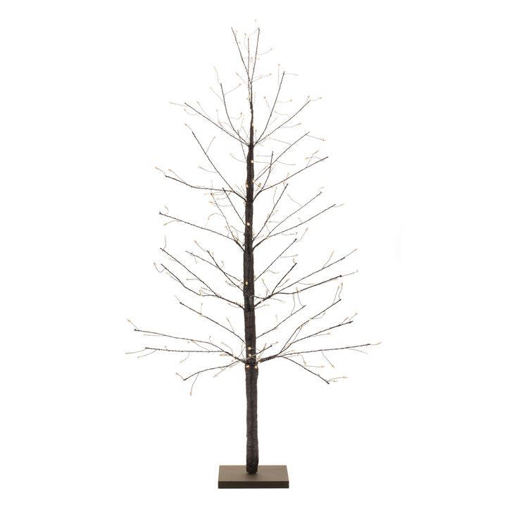 Lighted Twig Tree with LED Branches for Festive Entryway or Shelf Decor