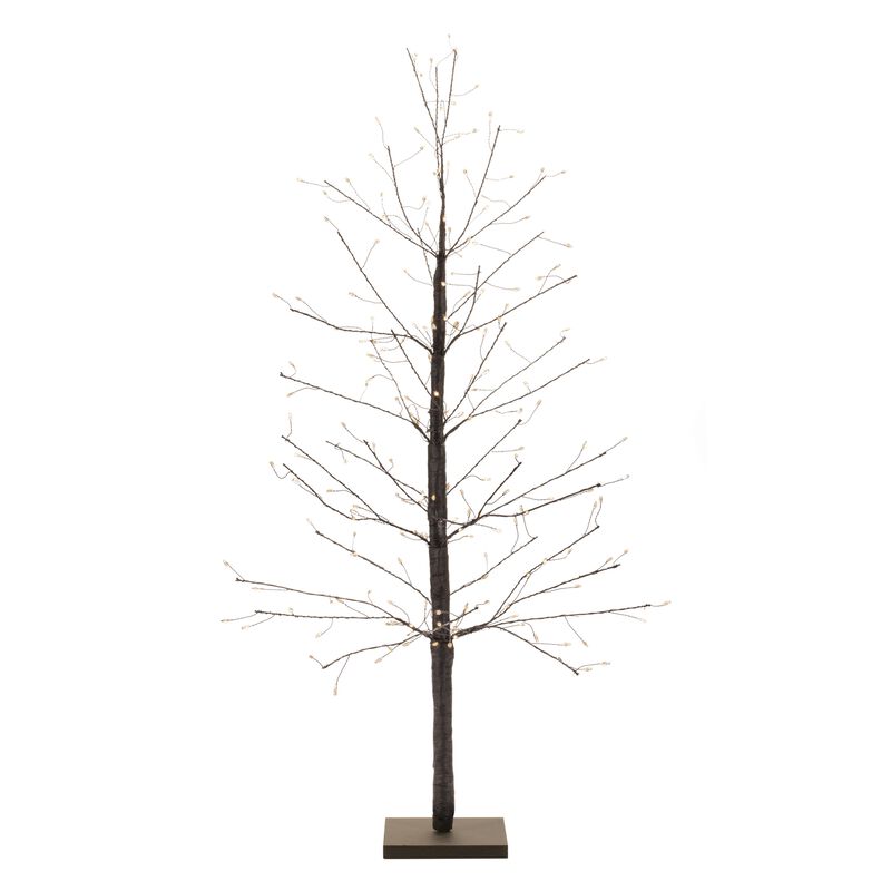 Lighted Twig Tree with LED Branches for Festive Entryway or Shelf Decor
