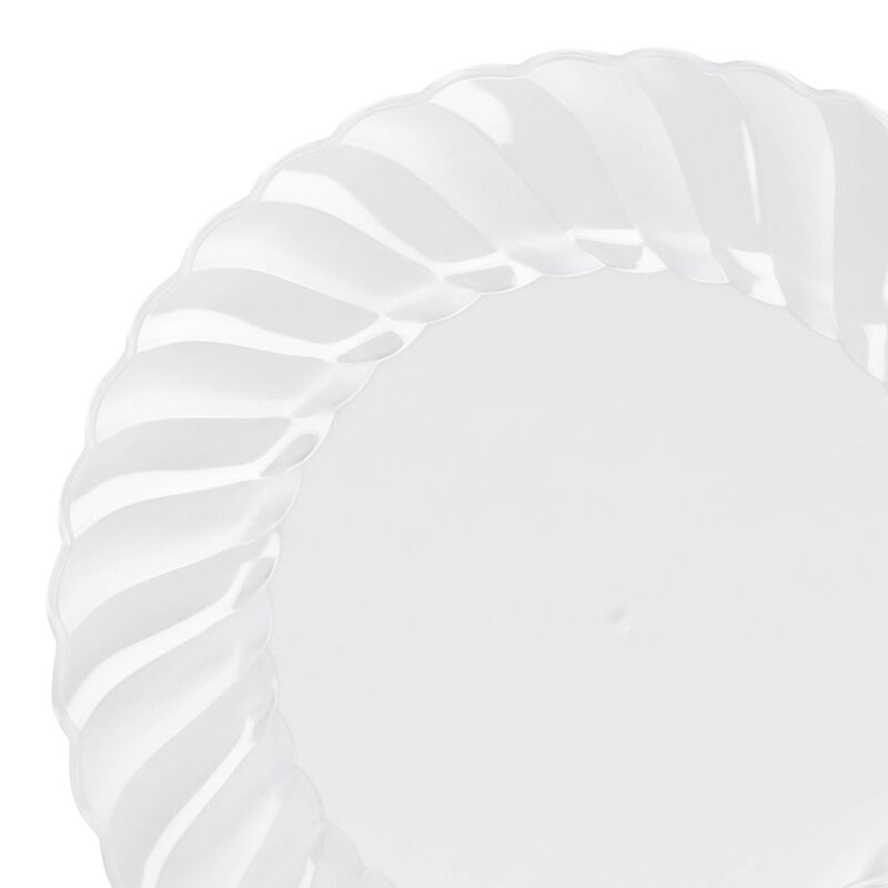 7.5" Clear Flair Plastic Salad Plates (180 Plates) image number 8