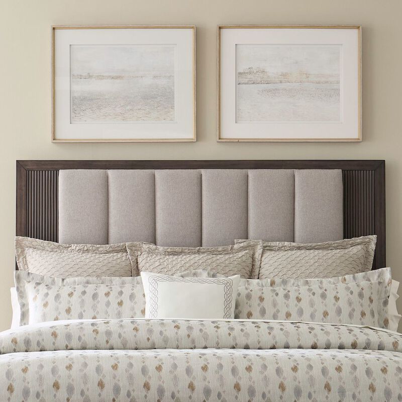 Liberty Furniture Modern Edge King Upholstered Panel Headboard  - Caffe image number 6