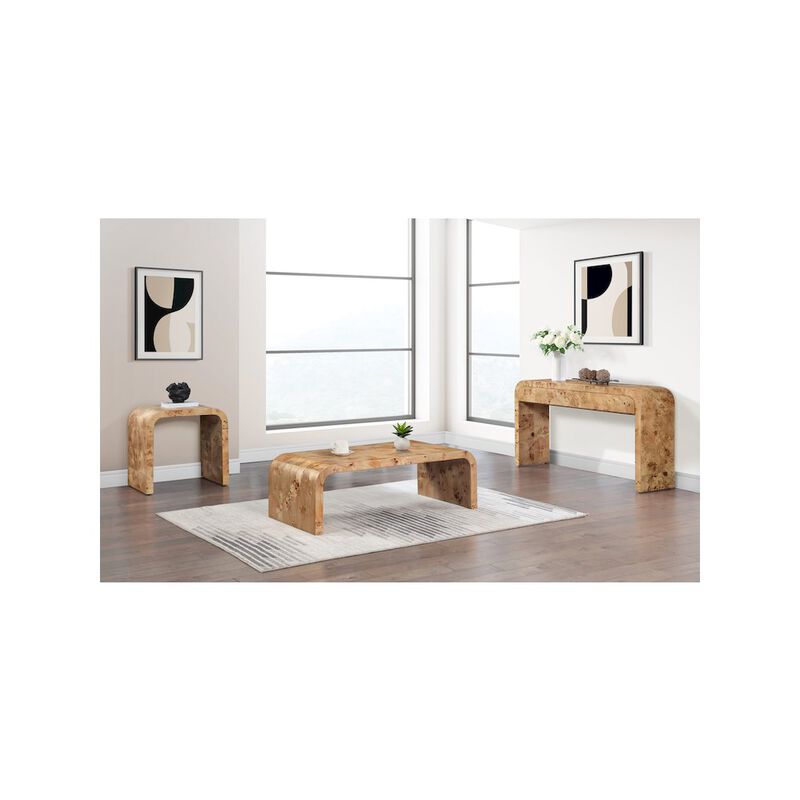 Meridian Furniture Cresthill Natural Ash Console Table