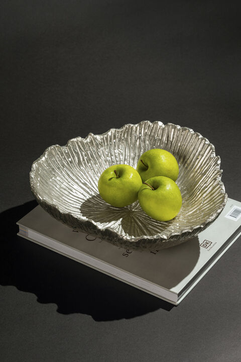 Hudson Decorative Bowl - Silver; Large