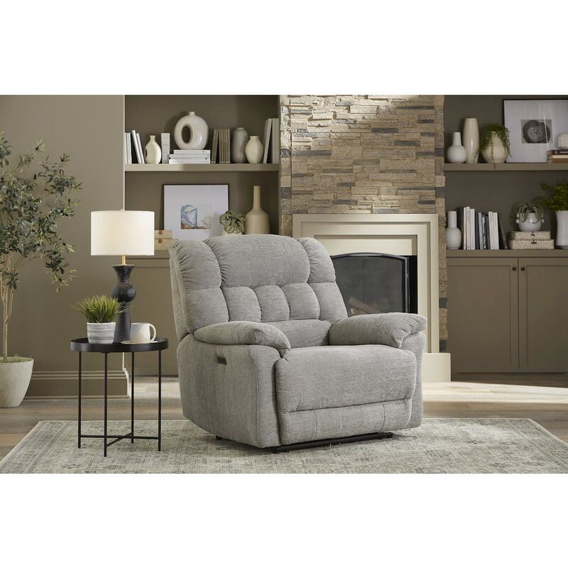 Oversized Zero Gravity Recliner Chair for Big and Tall Adults – Heavy-Duty Big Man Power Recliner with Wide Seat, Supports Up to 450 lbs, Gray