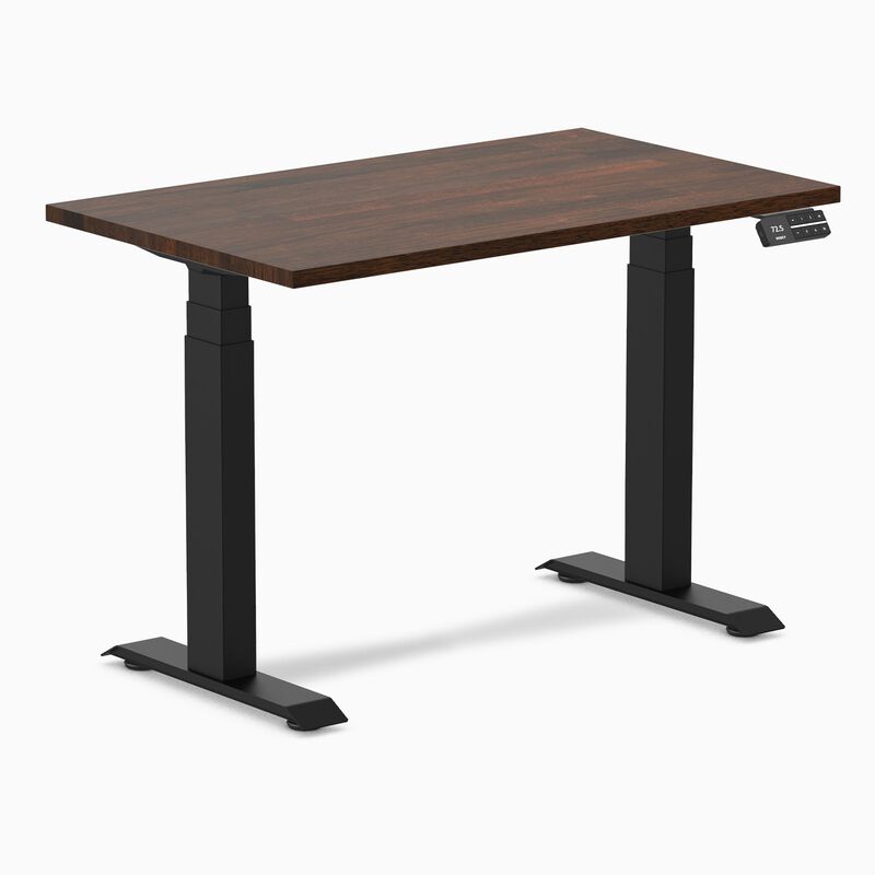 Desky Dual Mini Rubberwood Sit Stand Desk image number 0