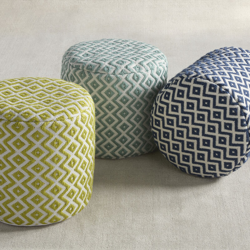 Lenon Pouf Cube - Split Pea