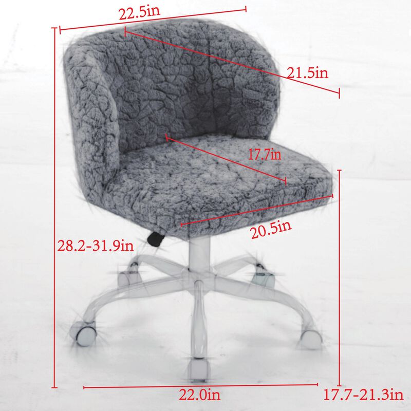 Ludfup Swivel Vanity Chair image number 9