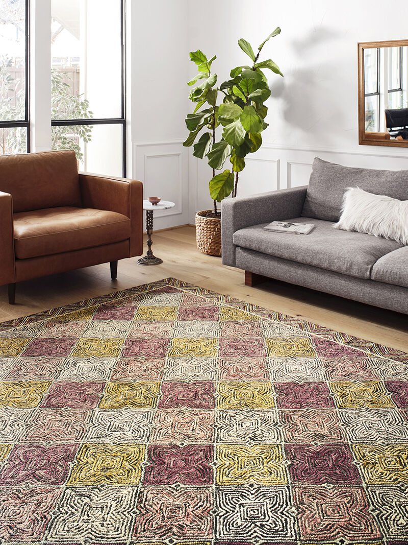 Spectrum SPE03 Charcoal/Multi 7'9" x 9'9" Rug