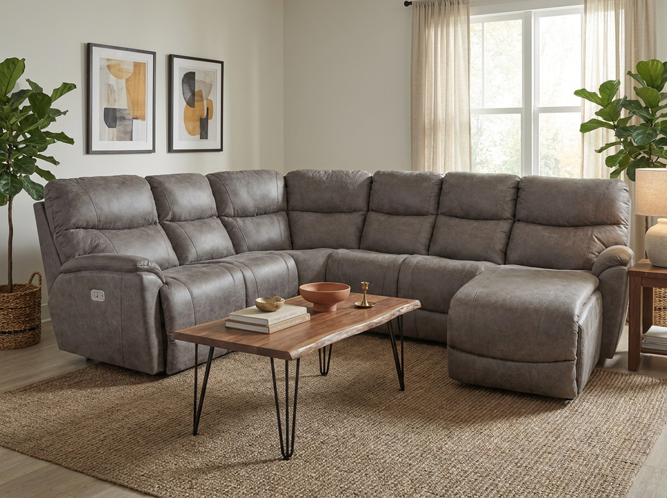 Trouper Sable 5-Piece Power Sectional with Left Arm Chaise