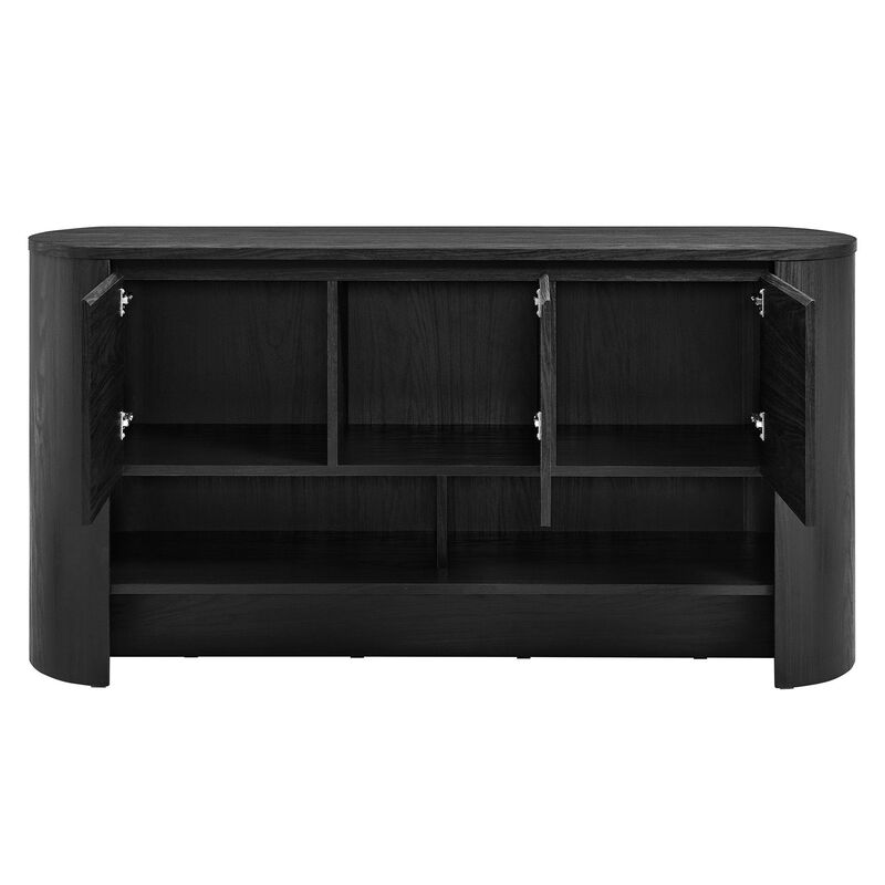 Duval 62" Curved Sideboard image number 8