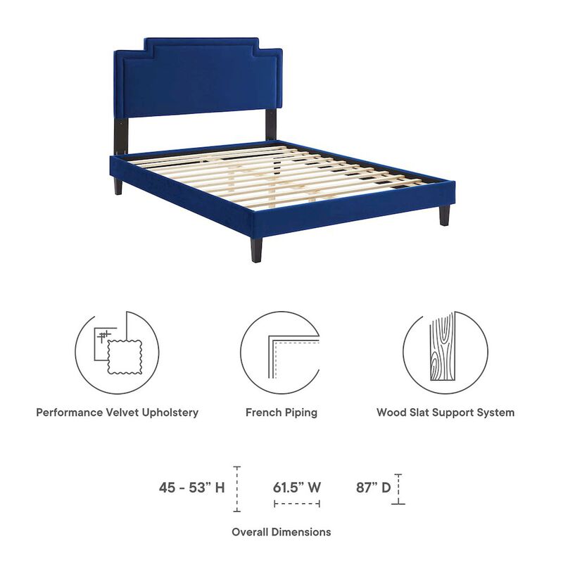 Liva Performance Velvet King Bed image number 1