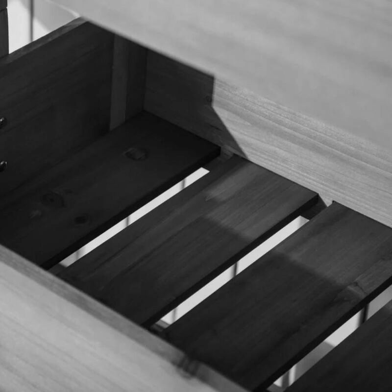 Hivvago 4 Tier Vertical Wooden Planter Box Raised Bed Grey