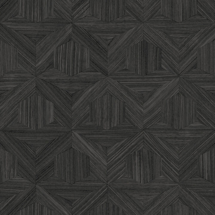 Parquet Black Wallpaper