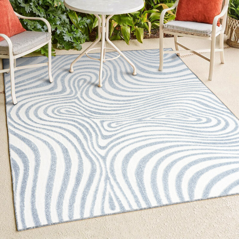 Maribo Abstract Groovy Striped Area Rug