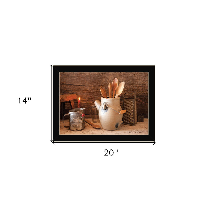 HomeRoots Grandmas Kitchen Tools 1 Framed Print Kitchen Wall Art image number 2