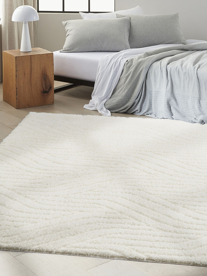 Surfaces SFC01 Ivory 5'3" x 7'3" Rug