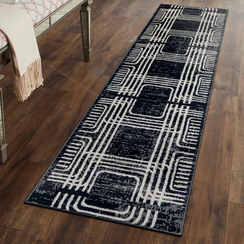 World Rug Gallery Bohemian Lines Indoor Area Rug image number 7