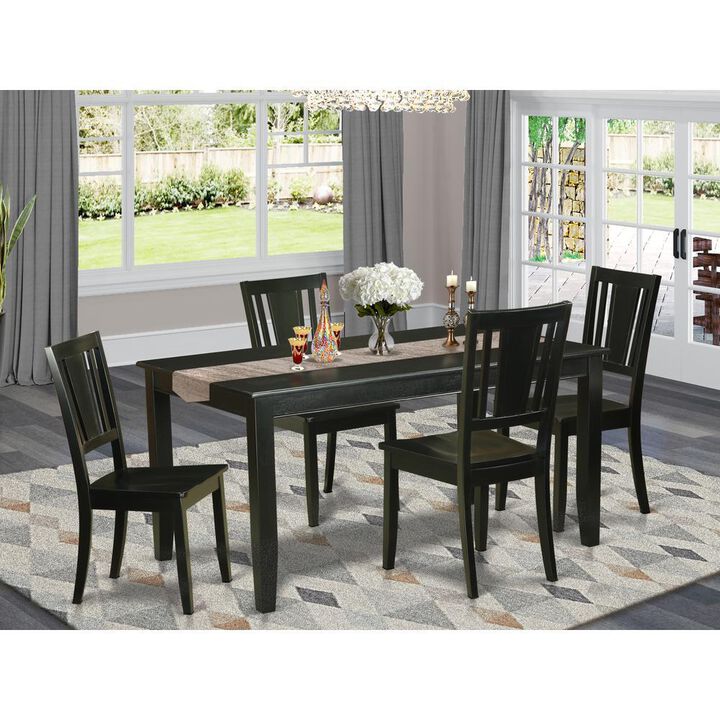 5 Pc Dining room set for 4-Dining Table and 4 Dining Chairs