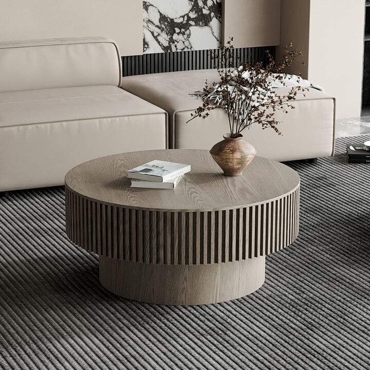 Round coffee table