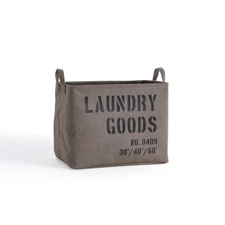 Collapsible Army Canvas Laundry Basket