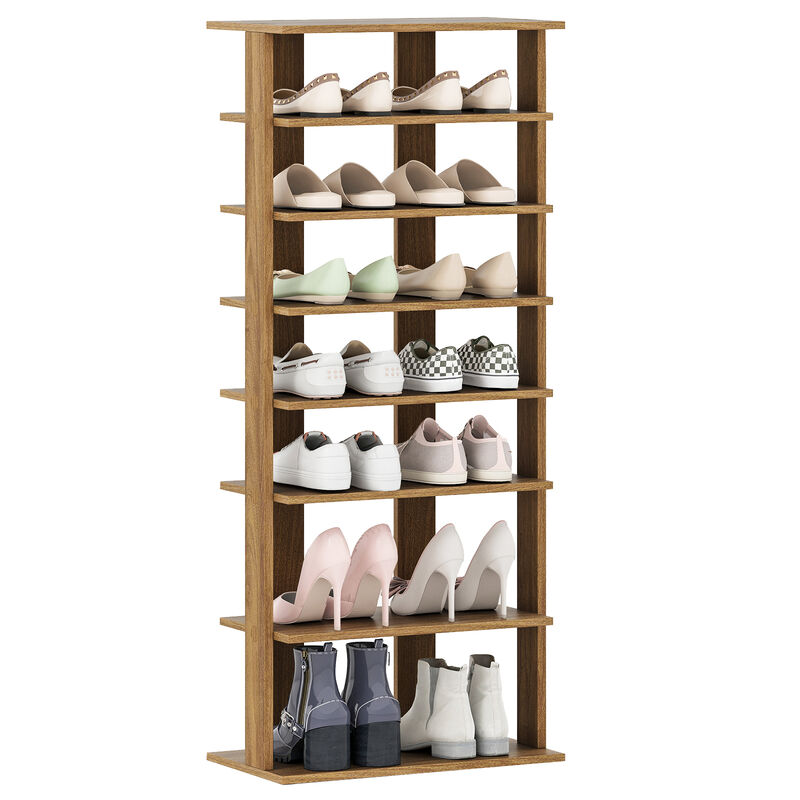 7-Tier Vertical Shoe Organizer with Patented Design for Front Door image number 3