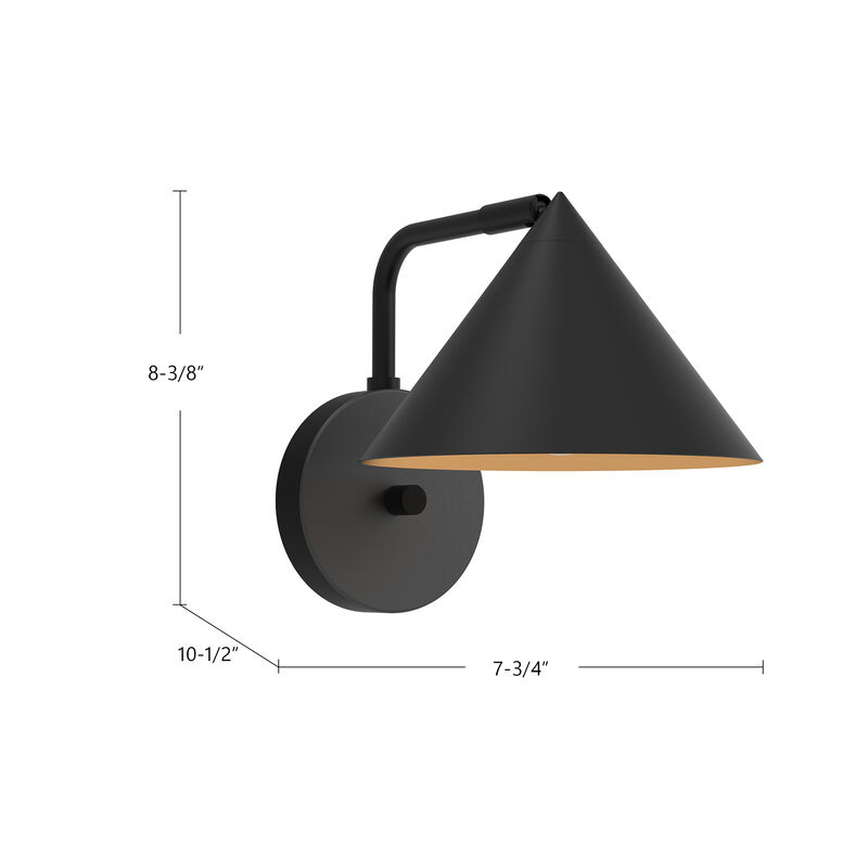 Remy 7-in 1 Light Damp-Rated Wall/Vanity Light image number 7