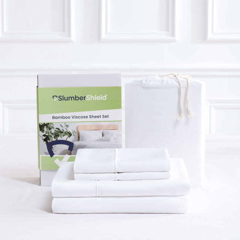 Bamboo Sheet Set King White