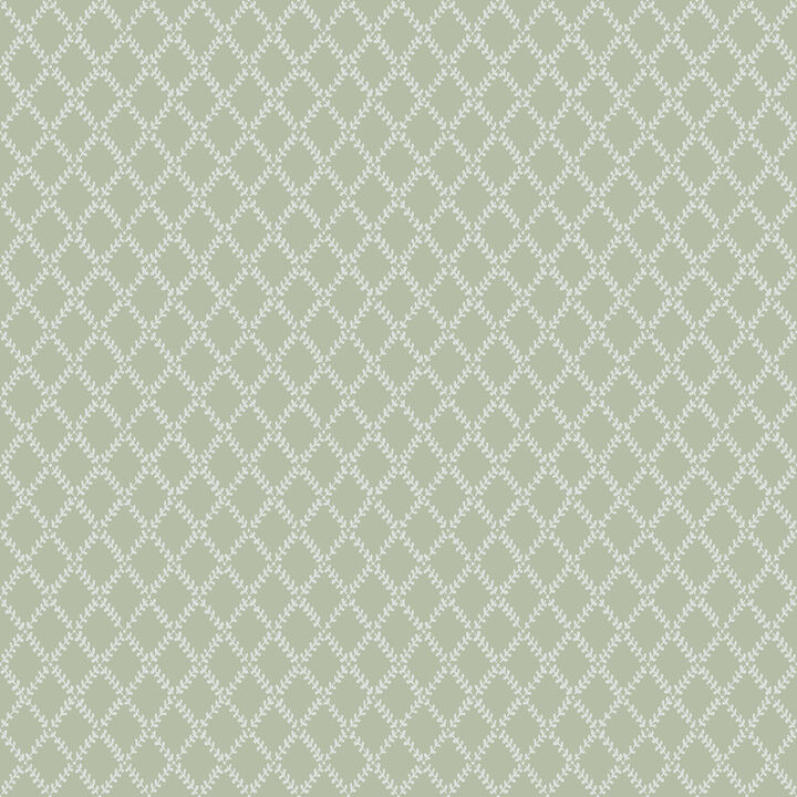 Trevor Moss Leaf Trellis Wallpaper (Set of 2)