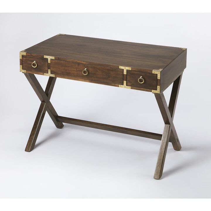 Butler Specialty Forster Campaign Writing Desk, Dark Brown