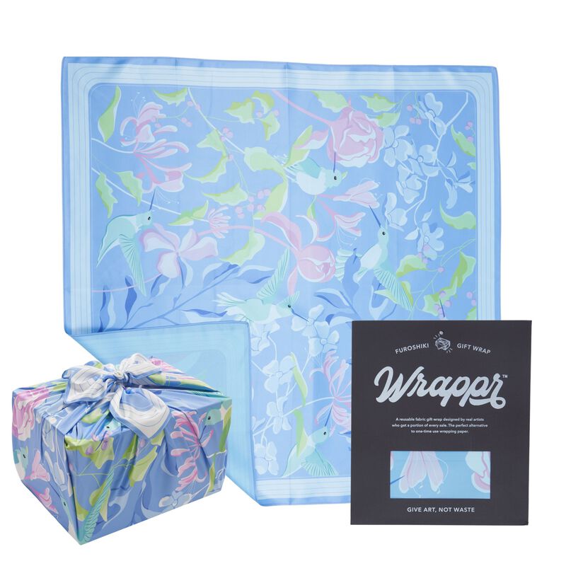 Furoshiki Gift Wrap by Danni Ha | 35", Recycled Polyester image number 0