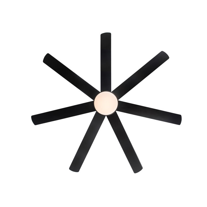 ELEMENT ACE 72 Inch Large Farmhouse Ceiling Fan with Reversible Plywood Blades, Adjustable Wind Speeds, Dimmable LED Light Ideal for Dining Room, Living Room and Bedroom Spaces