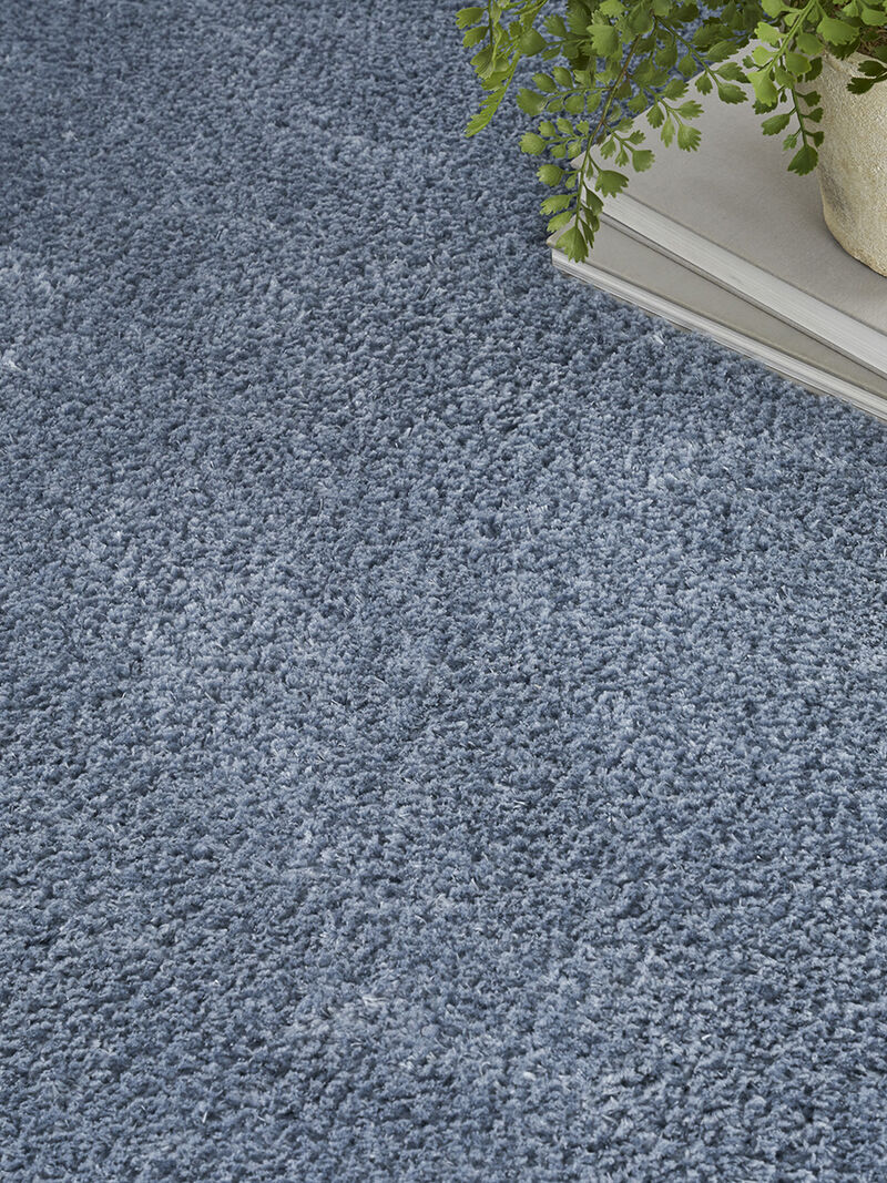 Dreamy Shag DRS05 Light Blue 5'3" x 7'3" Rug image number 5
