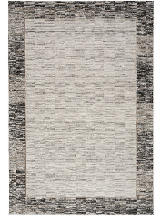 Desire DSR02 Gray/Black 3'11" x 5'11" Rug