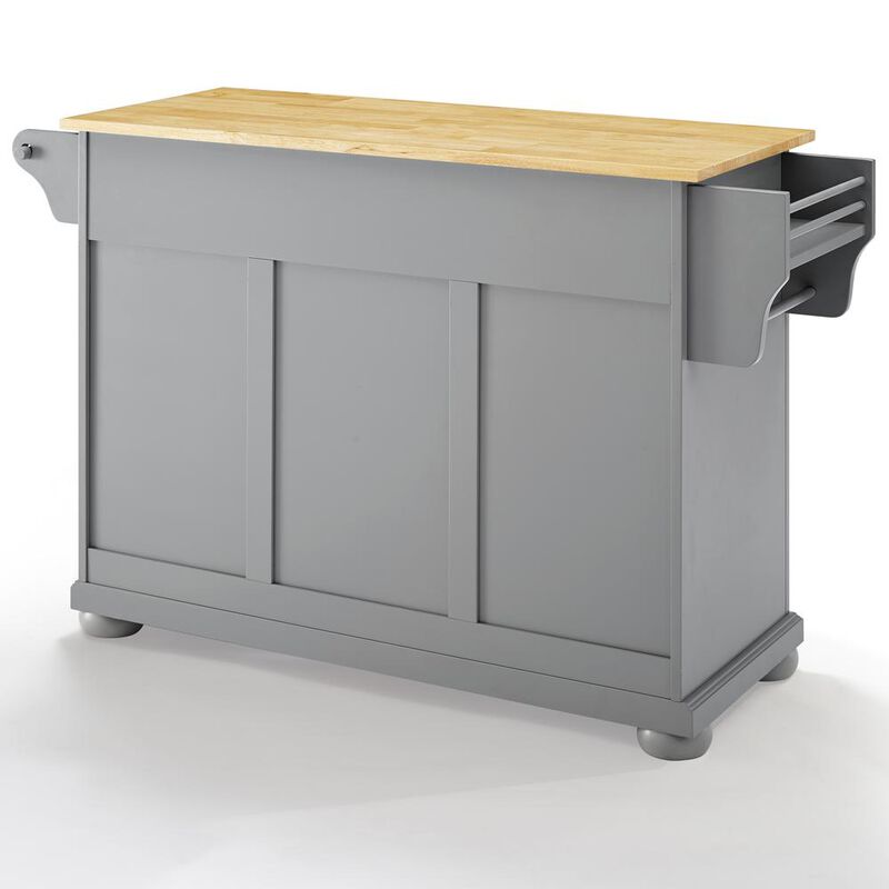 Crosley Furniture Alexandria Wood Top Kitchen Island/Cart