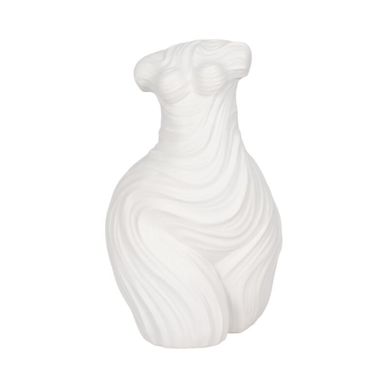 11" Curvy Ribbed Sculpture image number 1