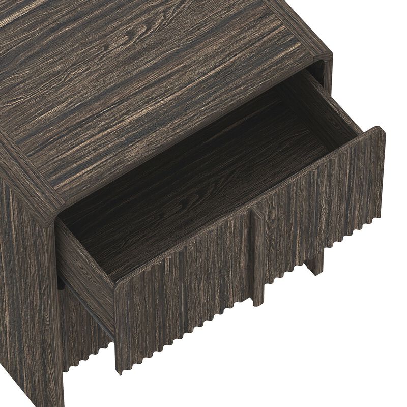 Novara 2-Drawer Nightstand in Walnut image number 2
