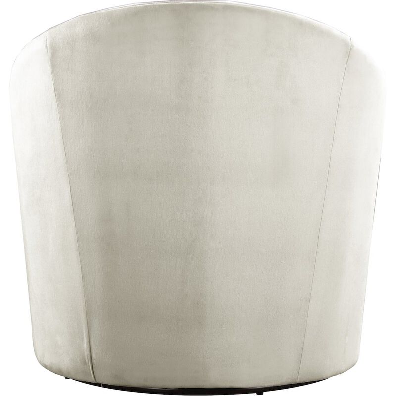Meridian Furniture Alessio Cream Velvet Accent Chair