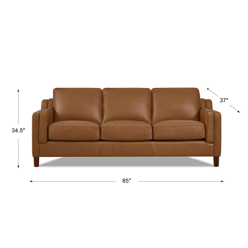 Bella Top Grain Leather Sofa image number 9