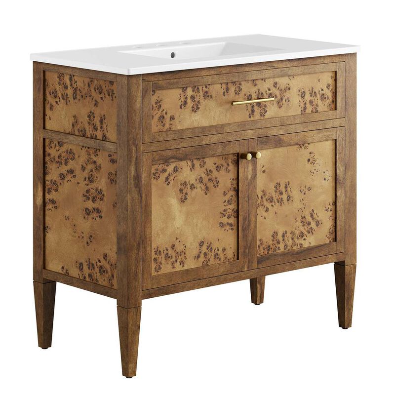 Modway Elysian 36 Wood Bathroom Vanity image number 0