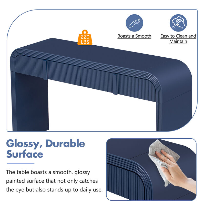 Merax Modern Console Table with 2 Drawers