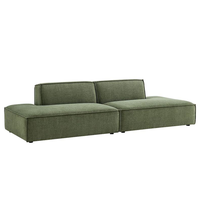 Restore 2-Piece Performance Fabric Upholstered Modular Loveseat image number 0
